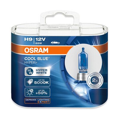 

OSRAM Cool Blue Hyper H1 H4 H7 H9 H11 9005 9006 12V 5000K Xenon Blue White Halogen Bulbs Car Headlight Hilo Beam Fog Light