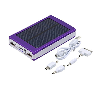 

8000mAh портативный супер Солнечной зарядное устройство Dual USB Внешняя батарея Банк питания