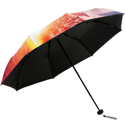 

Paradise umbrella vinyl UPF50 30 sun umbrella umbrella colorful 31842E flower outside