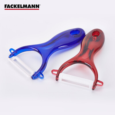 

Germany Fackelmann Fackelmann peeler melon shaving machine ceramic peeler color handle Y-type random color 5222481