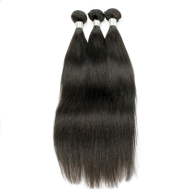 

Kisshair nature color 3pcslot bundles hair silky straight Indian human hair weft no tangle no shedding