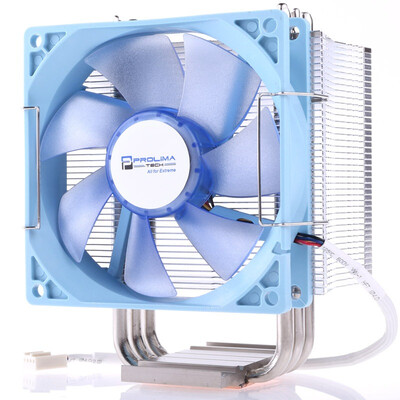 

Prolimatech Basic48 тепло процессора раковина (B48 / нижняя медь / металлический зажим / тепловая труба 3 / ШИМ вентилятор)