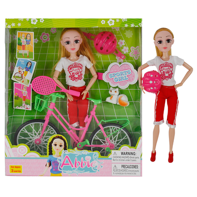 

Abbie Lens Eyes with 3D Curl Eyelashes Doll Toys Clothes Gown Outfits&Shoes for Girls Birthday Party Christmas Gift