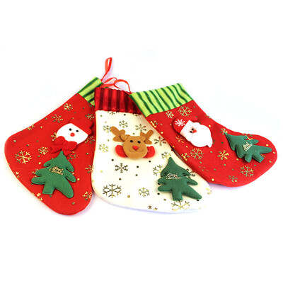 

Jiesheng Christmas decoration Christmas tree gift presents Christmas socks single loading style random