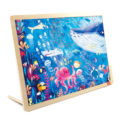 

TOI Wooden Jigsaw Puzzle with Storage tray 244880100pcs for kids