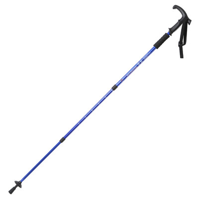 

Xiaguang outdoor trekking pole aluminum cane three folding crutches cane T-302 red