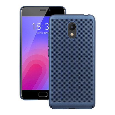 

YOMO Meizu Charm Blue 6 Мобильный корпус телефона Обложка All Envelop Skin Sensor Case Вентиляция Охлаждающая сетка Жест