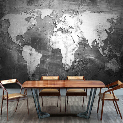 

Custom Mural 3D Wallpaper Vintage World Map Creative Wall Decor Restaurant Study Room Moisture-Proof 3D Photo Mural Wall Papers