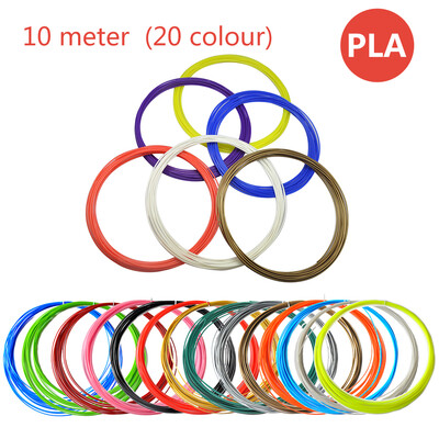 

PLA consumable filament 3D printer consumptive material PLA material volume 10 meter PLA material 20 colour