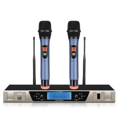 

Shinco U30 Professional U-band Wireless Microphone One to Two Family KTV Conference Hosting Dedicated Microphone