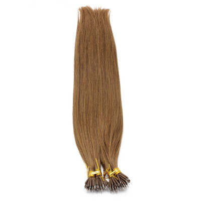 

Medium Ash Brown #8 Real Remy Human Hair 100g Micro Nano Ring Hair Extensions