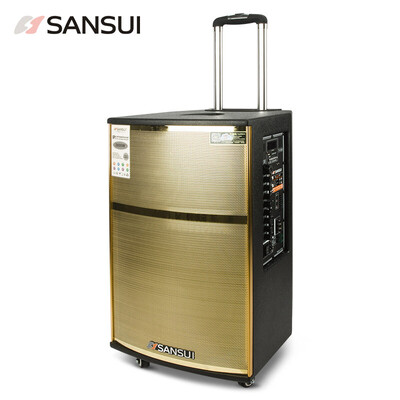 

Пейзаж (sansui) SG2-15 квадратный танец аудио наружный портативный Bluetooth-рычаг динамик двойной микрофон 15 дюймов