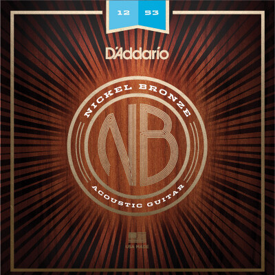 

DAddario NB1253 carbon steel string nickel bronze acoustic guitar string acoustic guitar strings American original imported string fine