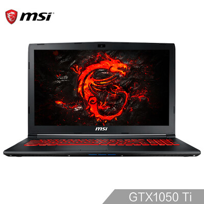 

MSI GL62M 7REX-1650CN GTX1050Ti 156 Gaming Laptop i7-7700HQ 8G 1T 128GSSD 4G Backlight Black