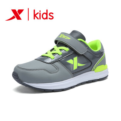 

Xtep XTEP special step childrens shoes boys fashion wild color casual running shoes big children students baby non-slip wear shoes 683315329998 gray green 36 yards