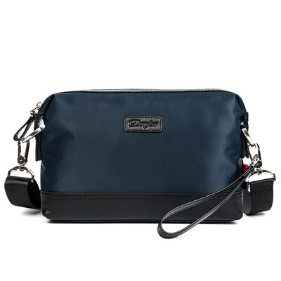 

DANJUE Men's Shoulder Messenger Bag Carrying Bag Black Bag 8062-1 Black