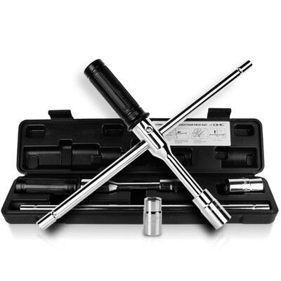 

Cool Lapp KULAIPU combination cross tire wrench repair tire change tool labor saving socket wrench repair tool cross wrench 3 piece set KLP-005