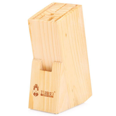 

Jingdong supermarket] clever daughter-in-law multi-purpose knife holder solid wood tool storage rack kitchen knife knife knife SMDZ-183