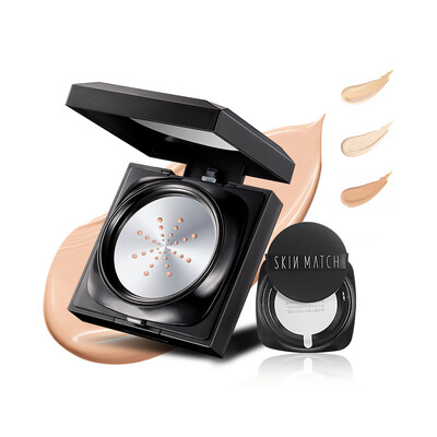

SKINMATCH water muscle cushion BB cream 15g * 2 (tender skin color) (Concealer isolation brightening skin color moisturizing oil control steel antifouling replacement core)