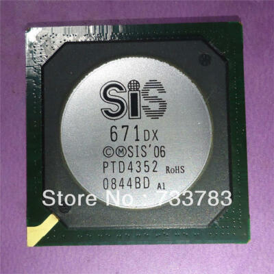 

1pcslot SIS671DX 671DX integrated chipset 100 new Lead-free solder ball Ensure original not refurbished or teardown