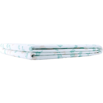 

Cotton era PurCotton double gauze is 180200cm silver green apricot leaves 1 piece