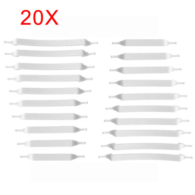 

JUP 1Set 20 корней нет галстук силиконовые шнурки шнурки шнурки пряжки плоские квадратные головные браслеты холст Досуг спорта сил