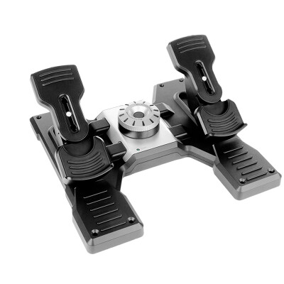 

Logitech F Flight Rudder Pedals Dedicated rudder pedal flight simulation with toe braking simulation controller