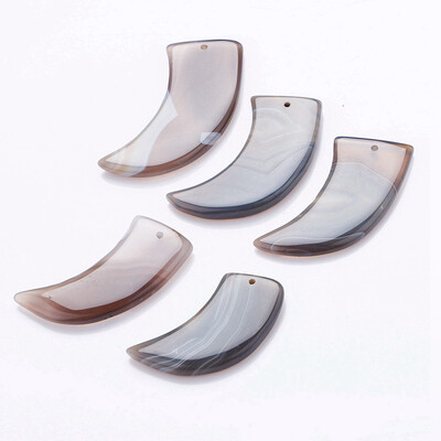 

1 PCS Agate Pendant Horn Shape Lot Quartz Crystal Slice Geode Quartz Druzy High-Grade Bead Necklace Moss Lila Men Jewelry Women