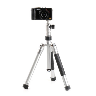 

milibooMZA tripod mobile phone portable ball head SLR camera mobile phone self-timer live bracket silver