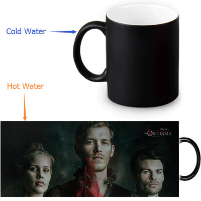 

Оригинальные 350 мл / 12 унций Heat Reveal Mug Color Change Чашка кофе Чувствительные морфинг-кружки Волшебная чашка для чайных чашек