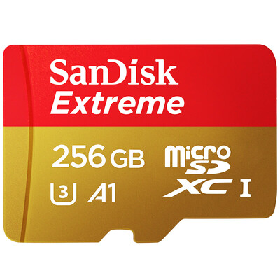 

SanDisk A1 256GB Speed ​​100MBs Write Speed ​​90MBs Extreme Extreme MicroSDXC UHS-I Memory Card TF Card