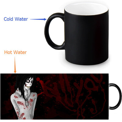 

Jeff The Killer Morphing Mug Color Change Tea Cup Magic Milk Coffee Mug