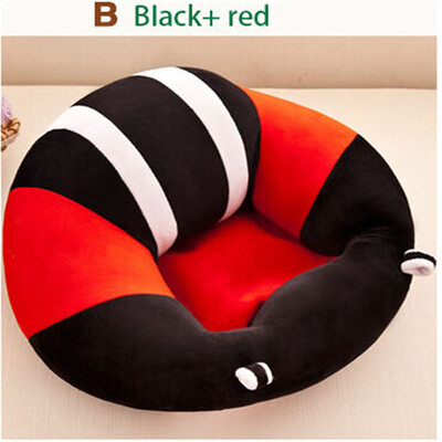 

Big Size Plush Baby Seat Soft Stuffed Infant Learn Sit Sofa Chair Safe Baby Feeding Seat for Lunch Dinner Plush Educational Toys
