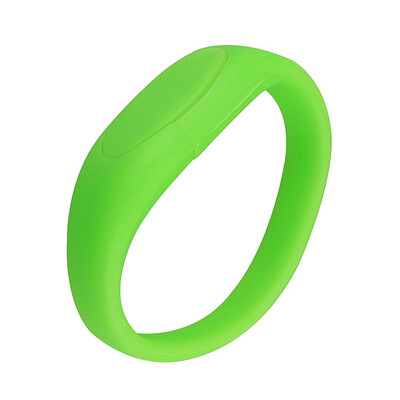 

Fillinlight Green Buckle Type Silicone Bracelet USB Flash Drive USB 20 Wristband USB Disk Pen Drive
