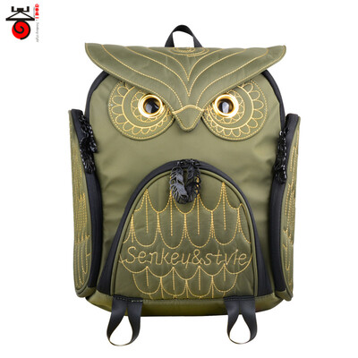 

Backpack female college Korean wind canvas bags 14 inch computer all-match trend of leisure travel water repellent schoolbag perso