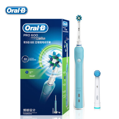 

Braun Oral B D16.523 электрическая зубная щетка (1 держатель + 2 головки) Аккумуляторная немецкий импорт глубокой очистки