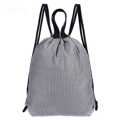 

INTERIGHT men&women simple fashion casual ultra-light folding pull rope shoulder bag MW01 gray 40 5 46CM