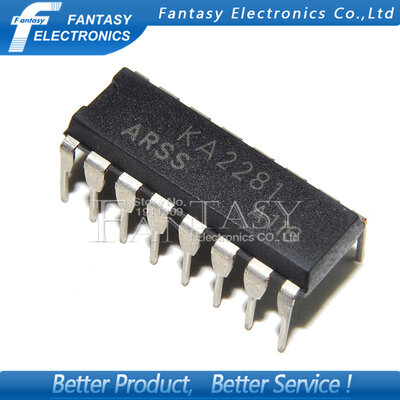 

10PCS KA2281 DIP DIP16 new and original IC free shipping
