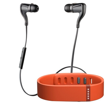 

Plantronics BackBeat GO 2 Black Stereo Bluetooth Headset FITBIT FLEX Orange Fashion Smart Lifestyle Bracelet Set