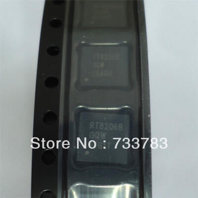 

5pcs/lot RT8206BGQW RT8206B High Efficiency Main Power Supply Controllers for Notebook Computers