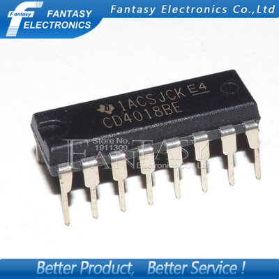 

5PCS CD4018BE DIP16 CD4018 DIP new and original IC free shipping