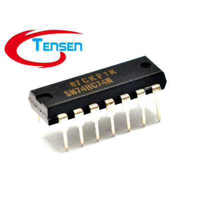 

200PcsLot SN74HC74N 74HC74 74HC74N Dual D Flip-flop DIP-14 74 Logic IC