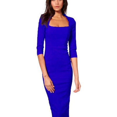 

Lovaru ™New 2015 fashion Elegant New Goal Area Stretch Thin Temperament Charm Party Pencil Dress