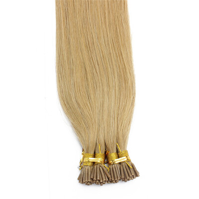 

1g/s 100g Human Virgin Hair #27 Honey Blonde Keratin Stick I-tip Hair Extensions