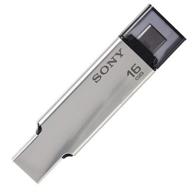 

SONY 16G U disk Type-C CA2 high speed aluminum alloy double plug metal U disk reading speed 130MB s mobile phone U disk Type-C USB dual plug