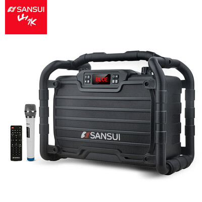 

Landscape SANSUI SS2-06 Square Dance Audio Bluetooth Speaker Outdoor Portable Speaker High Power Wireless Microphone Speaker