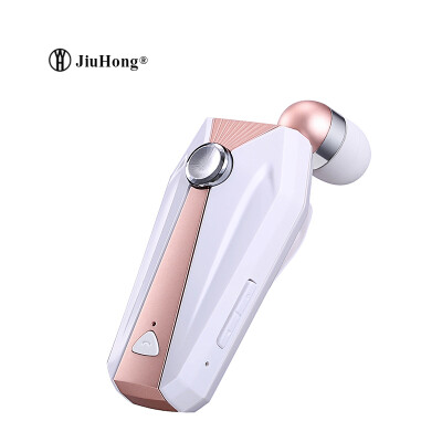 

K10 In-Ear Headphone Call Vibration Bluetooth Earphone Clip collar type Wireless earbud Music Business Headset for phone