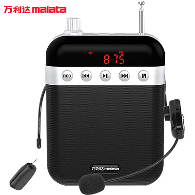

Malata Audio Speaker Portable Teaching Speaker Speaker Card Audio Radio T81 Black