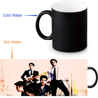 

Darren Criss 350ml12oz Heat Reveal Mug Color Change Coffee Cup Sensitive Morphing Mugs Magic Mug Milk Tea Cups