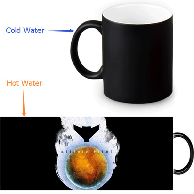

Metroid 350ml12oz Heat Reveal Mug Color Change Coffee Cup Sensitive Morphing Mugs Magic Mug Milk Tea Cups